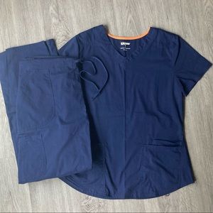 Navy Scrub Set